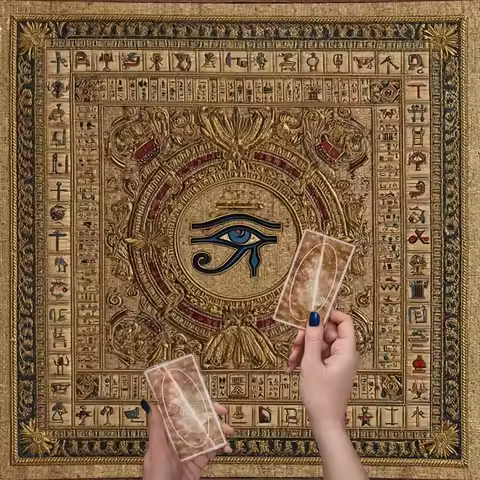 Eye of Horus Symbol Egyptian Gods Altar Cloth Tarot Table Cloth Tarot Mat Ancient Egyptian Witchcraf