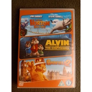 HORTON ALVIN AND THE CHIPMUNKS GARFIELD 2 DVD SET CARTOONS
