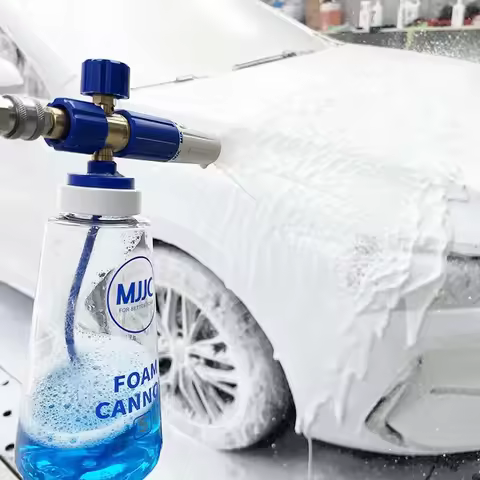 MJJC Foam Cannon S V3.0 with 1/4″ Quick Connector Adapter One Quarter Quick Connection Fitting Foam 
