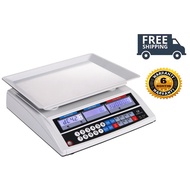 25kg Rechargable Digital Weighting Scale With Fold Edge Tray Timbang Kilo