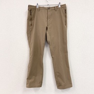 Mont-bell 輕便健行褲，刺繡Logo，米色，古著