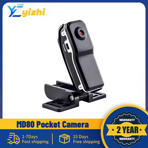 MD80 Mini Camera Ultra HD Body Camcorder Mount Video Recorder Nanny Security Cam Sports Car DVR Web 