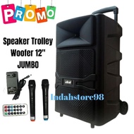 SAB PROMO! Speaker Aktif Portable DAT 12 inch Bluetooth Karaoke Aux 2