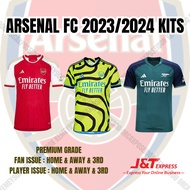 Jersey Arsenal Jersey 23 24 Home Away Third Player &amp; Fan Issue Kit Original 2023 2024 23/24