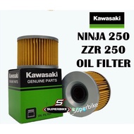 ZZR250 ZR250 NINJA250 OLD 1994-2012 250R EX250 OIL FILTER ELEMENT 4T ENGINE CLEANER