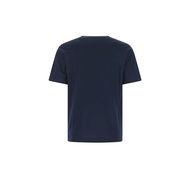 Dries van Noten Men's Blue Round Neck Short Sleeve T-Shirt - Soft & Trendy