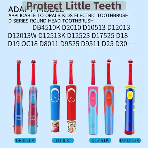 Kids Electric Toothbrush Heads Fit Oral B 4/8 Pcs Electric Toothbrush Head Replacement Children Kids