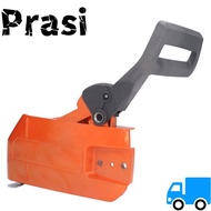 PRASI Chainsaw Parts, Compact ABS and Iron Chainsaw Cover, Durable Side Mounted Orange Easy Installa
