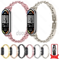 Metal Strap Stainless Steel Loop Bracelet Accessories for Xiaomi Smart Band 10 9 8 / Mi Band 10 Cera