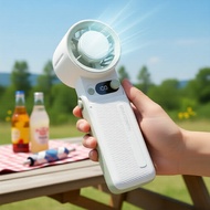 Tiankeplus TF30Ultra 10000mAh High-Speed Mini Fan, 199 Speeds, 53H Runtime, LED Display, Foldable Po