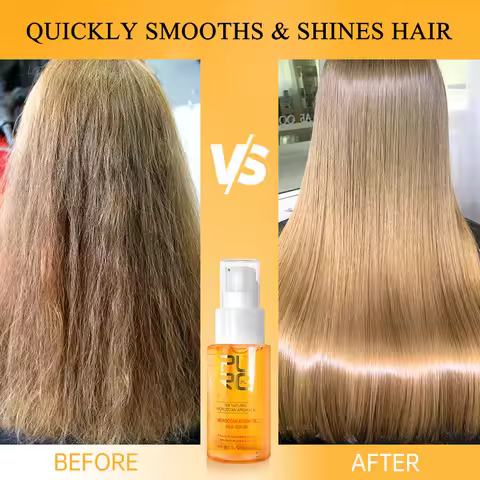 PURC Morocco Argan Oil For Hair Serum Repair Frizz Damage Hair Oil Scalp Treatment Smoothing Soft Ha