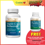 HERBS OF GOLD VITAMIN C 1000MG+BIOFLAVONOID 60S