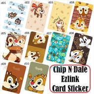 Chip N Dale Ezlink Card Sticker