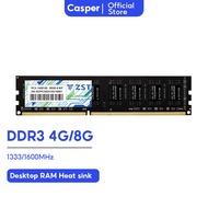 Bộ nhớ RAM Casper DDR3 4GB 8GB 1066/1333/1600MHz cho Desktop Gaming
