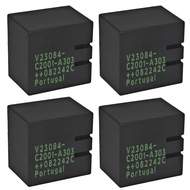 V23084-C2001-A303 Automotive Relay (Pack of 4) - Compatible with BMW E46 3-Series, M3, E83 X3, E52 Z