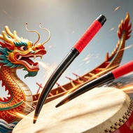 Non Toxic Carbon Fiber Dragon Boat Drumsticks Carbon Fiber Crescent Drumsticks Dragon Boat Drumstick