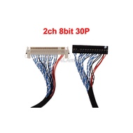 【Storewide Sale】 1pc LVDS Cable 2ch 8bit 30P FIX-30P-D8 30Pin 30Pins Pitch 1.0mm for LCD Display Pan