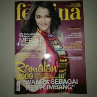 Majalah Femina 1 Januari 2009 - Cover Atiqah Hasiolan