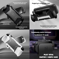 Play Vital Nintendo Switch 2 Case Accessories with Dual Grips FPS & Omni-Grip | MatchaLand