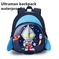 High Quality children backpack for boys ultraman bagpack with shell waterproof ultraman schoolbag ki