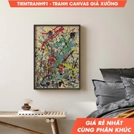 Tranh treo tường Pollock Poster Jackson Pollock Jackson Pollock Abstract Art Wall Decor Home Decor.