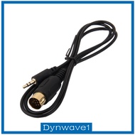 [Dynwave1feMY] 95cm Cable for Car Stereo CD Changer 13pin Port to 3.5mm Aux Audio