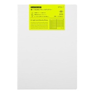 Midori Flat Diary 2026 Monthly Planner - A4 & A5 Sizes Available in Black and White