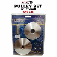 PULLEY SET WITH FLYBALL (GY6-125) FOR MOTORCYCLE PARTS