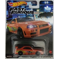 HOTWHEELS NISSAN SKYLINE GTR R34 FNF