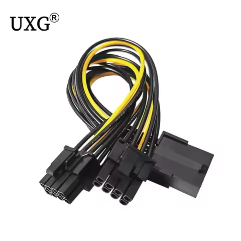 PCI-Express PCIE 8 Pin to Dual 8 (6+2) Pin VGA Graphic Video Card GPU Adapter Power Supply Splitter 