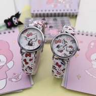 Cat Cartoon Children's Watch Boys Girls kt Cat Quartz Belt Pointer Watch