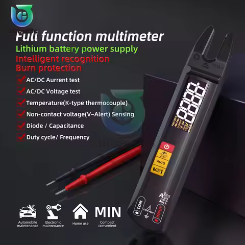 BSIDE U1 Digital Clamp Meter Fork DC AC Professional 100A Ammeter Pliers T-RMS Current OpenJaw Elect