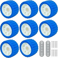 Boat Wobble Roller 5"x3", Boat Trailer Roller Marine Ribbed Wobble Roller Boat Trailer Wobble Roller