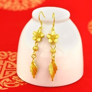 J7cC 20 styles gold subang emas bangkok 916 original Anting perempuan Piercing dangle tassel earring for women