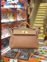 Hermes 2424 29cm cc37 金棕金扣  TC ～ 金金 現貨