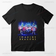 Imagine Dragons Loom Tour Oversized Graphic T-Shirt For Concert Rock Band Streetwear Men And Women