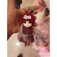 GANTUNGAN Anime Doll Keychain Anime Doll Cute Doll Keychain Kawai