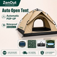 Automatic Camping Tent Auto Khemah Foldable Waterproof Portable Outdoor Tent Hiking Easy Setup