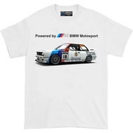 Classic T-Shirt bmw E30 Powered M Performance T-Shirt Premium Cotton Combed 24s Original 100% | Pink