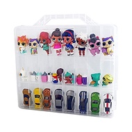 Bins & Things 48 Slot Toys Organizer - Compatible with Calico Critter, Hot Wheels, Tsum Tsum, MatchB