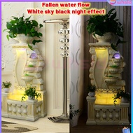 Fish Tank Living Room Home Large Floor European Decoration Landscape Creative Flower Pot Water Fountain Lucky Feng Shui Decoration