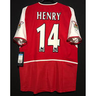 Retro 02 03 Arsenal เสื้อแข่งฟุตบอล Bergkamp