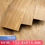 กระเบื้องยางลายไม้ 20ตรม/กล่อง(144 ชิ้น) วัสดุ PVC 91.4x15.2 cm สติกเกอร์พื้นไม้ รักษ์โลก กาวในตัว ต