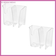WMMB 2 Pieces Plastic Toothbrush Holder With Drainage Systems Easy To Install