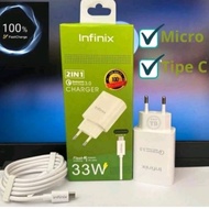 INFINIX MICRO USB CHARGER TYPE C 33 WATT FAST CHARGING/ FAST CHARGER