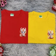 Chinese New Year 2024 Baju Premium Unisex T-shirt Men Women Can Wear Ready Stock Size S to 5XL (C-22) Pocket