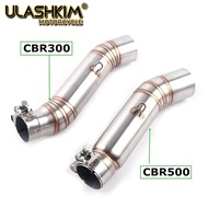 cbr500 CBR250 CBR 500R CBR300 motorcycle exhaust contact middle pipe connector for HONDA CBR500R CBR