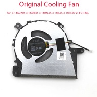 For Lenovo 3-14ADA05 3-14ARE05 3-14IML05 3-14IIL05 3-14ITL05 V14 G1-IML Cooler Cooling Fan FRU 5F10S