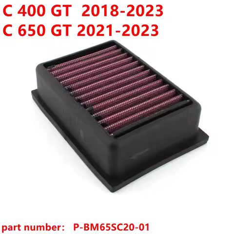 P-BM65SC20-01 Motorcycle Washable Air Filter For BMW C 400 GT C400GT C 650 GT C650GT 2018 2019 2020 