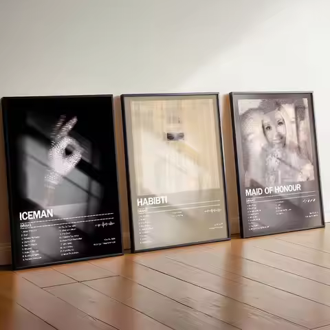 Drake ICEMAN Poster Album Art Cover Songs Music Rap Wall Waterproof Paper Sticker For Living Room Ho